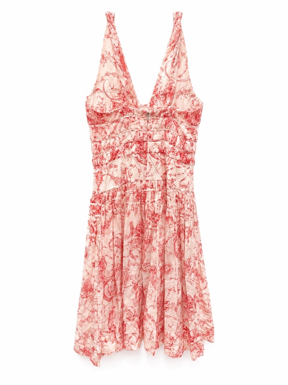 Carolina Herrera midi dress sz 6 - Picture 2 of 4